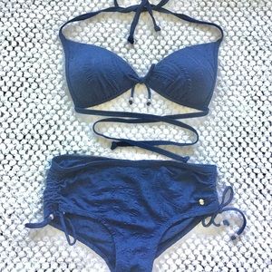 Navy blue Bikinis set size M